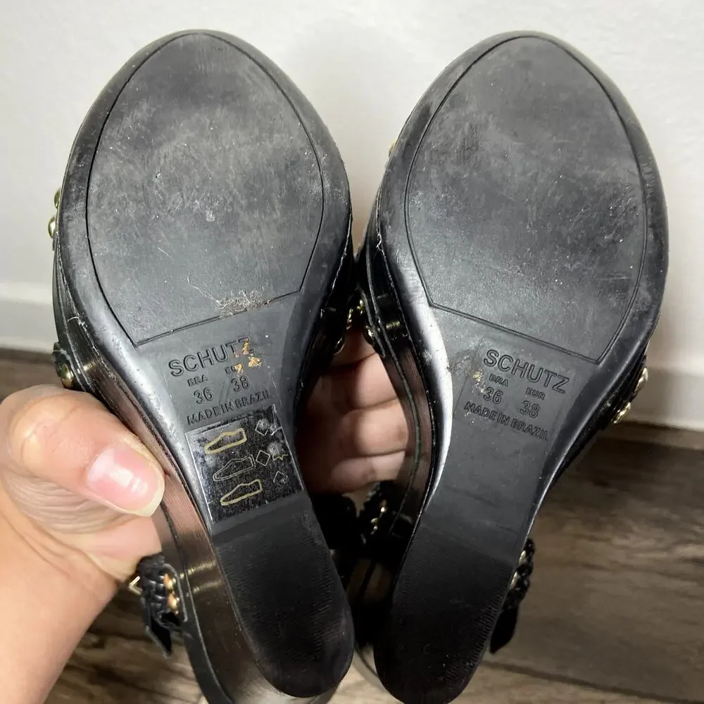 SCHUTZ platform wedges